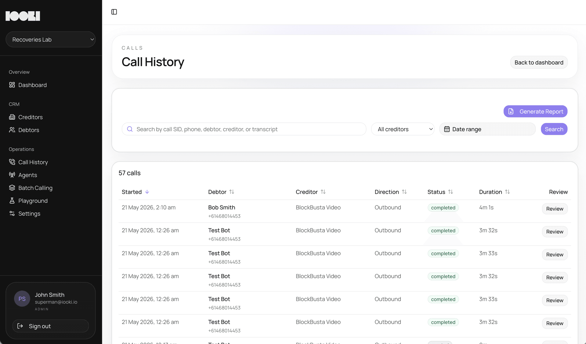 Iooki console touchpoints preview